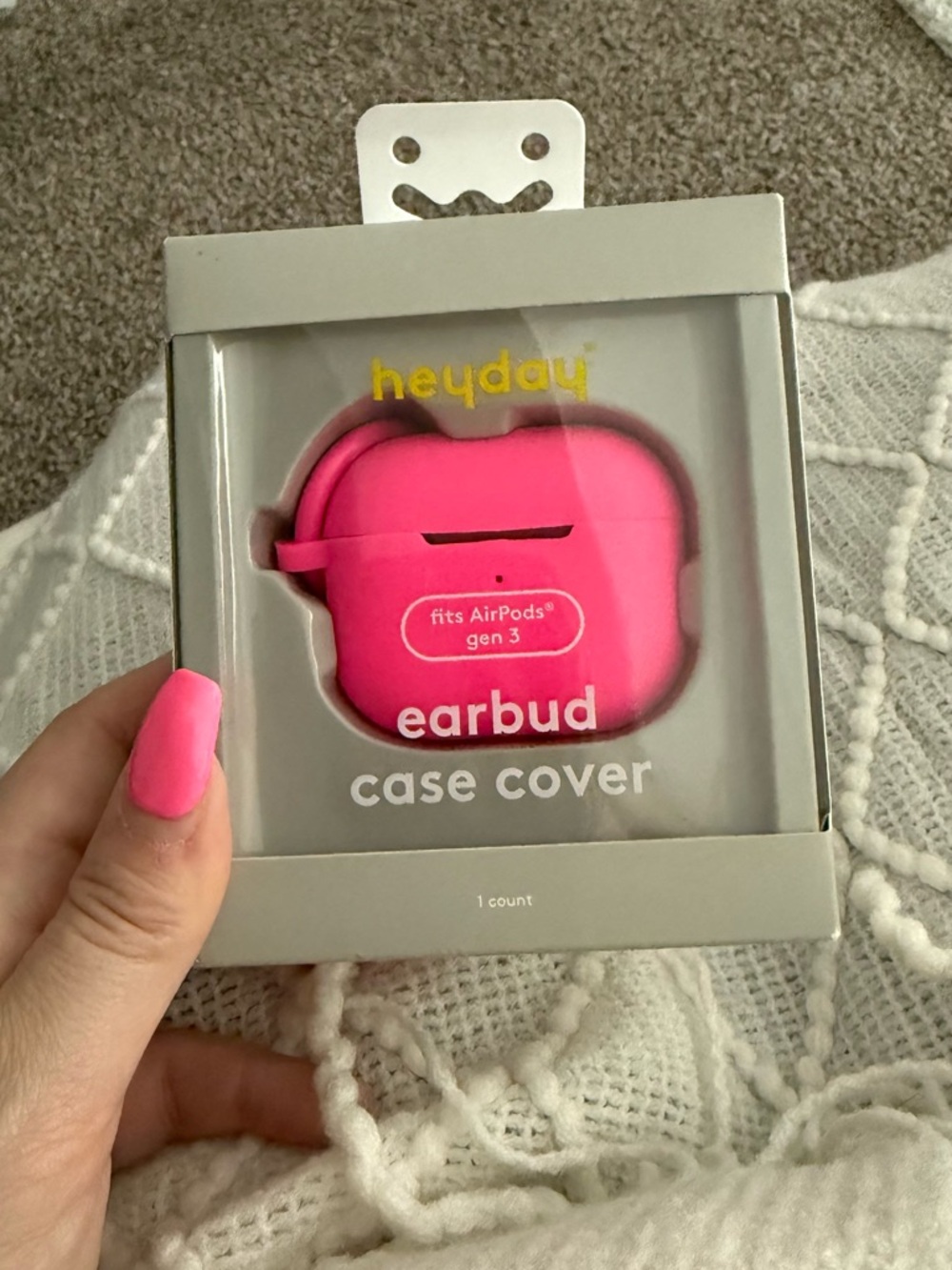 Heyday Earbud Case Cover (Fits AirPods Gen 3) - Pink Color - NWT - Unopened